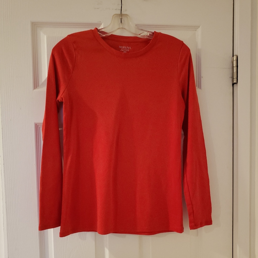 *Final Price* Merona Red Long Sleeve Top
